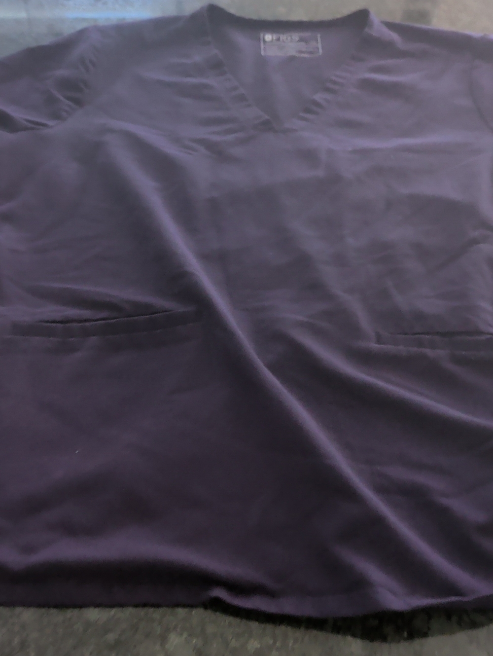 FIGS Casma Three-Pocket Scrub Top Purple XXL Purple 💜